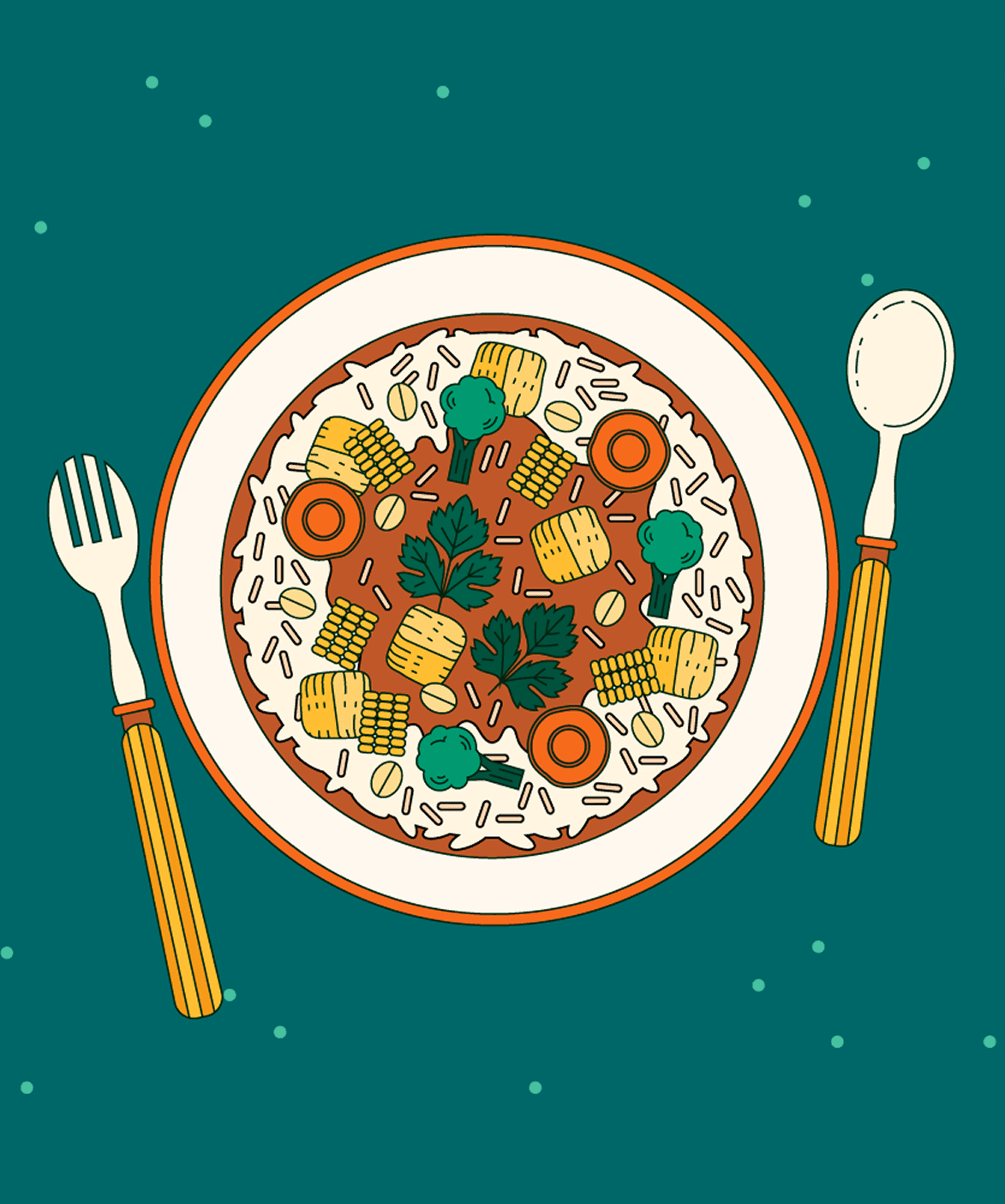 A DinePals partner restaurant serving guests at their table